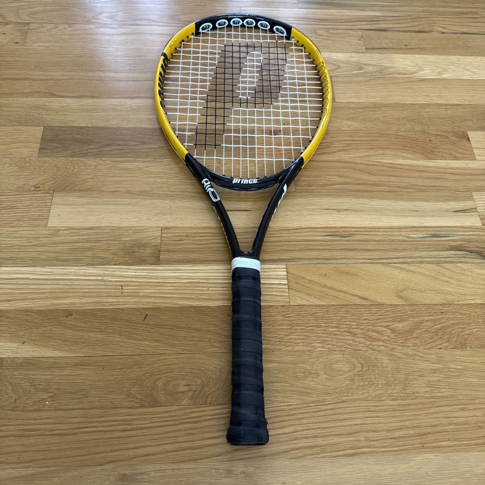 Prince O3 Tennis Racquet 4 3/8 Grip L3‎ 270g 27" Yellow Black Lightweight